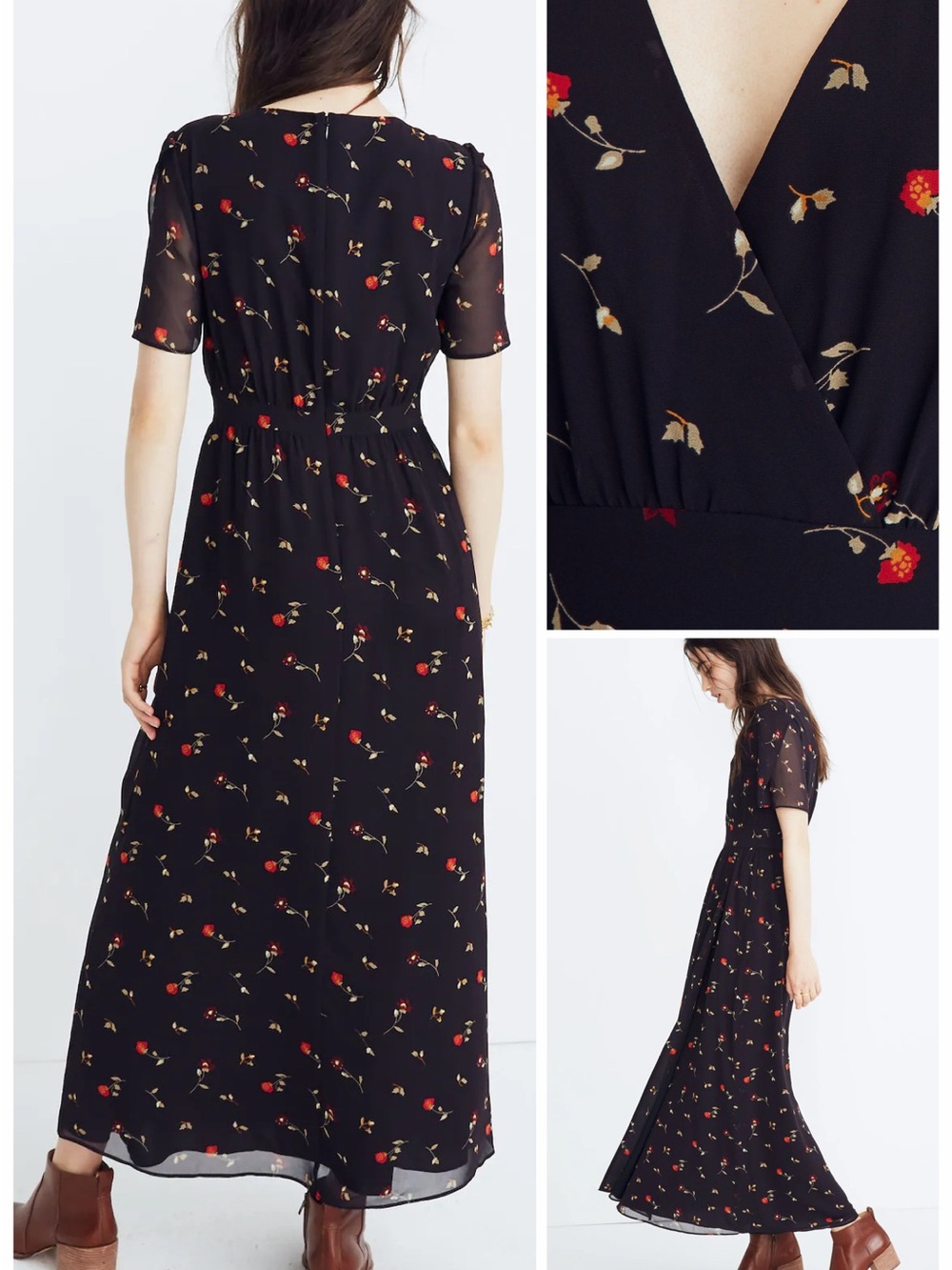 EUC Madewell Floral Maxi Dress - Picture 2 of 6